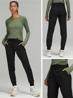 LULULEMON Dance Studio Mid-Rise Jogger Size 2 Black